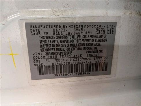 Used 2023 Nissan Sentra SV w/ All-Weather Package FWD image 16