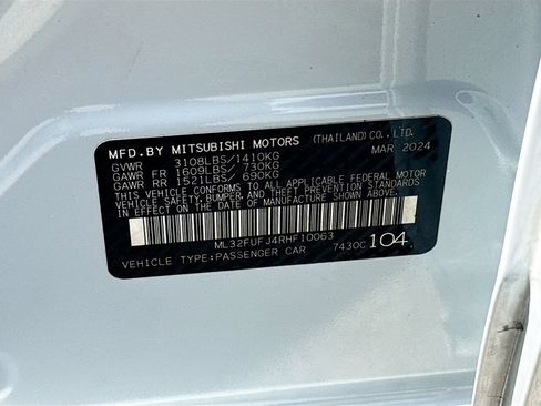 Used 2024 Mitsubishi Mirage G4 ES FWD image 29