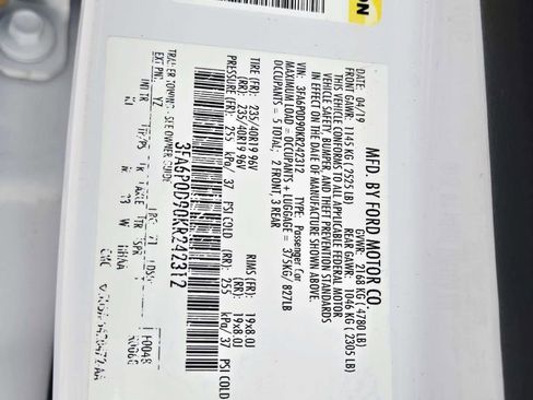 Used 2019 Ford Fusion Titanium AWD/4WD image 38