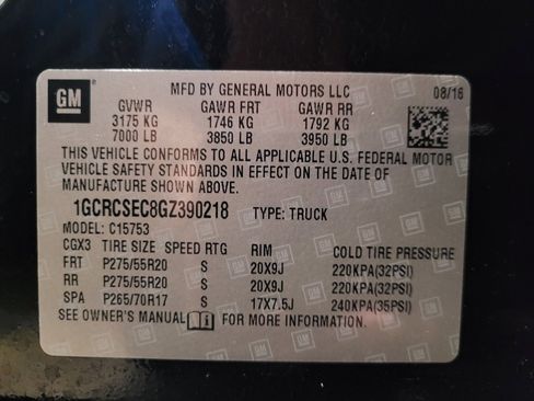 Used 2016 Chevrolet Silverado 1500 LTZ w/ Sport Package RWD image 33