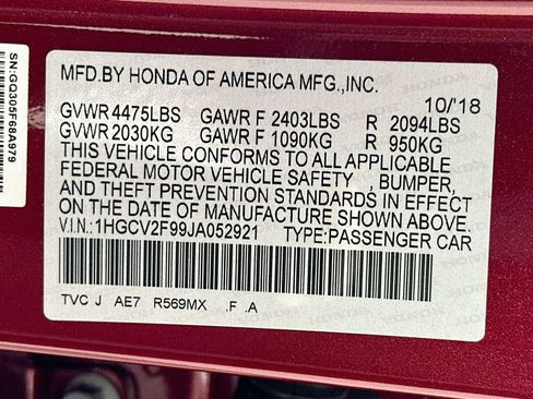 Used 2018 Honda Accord Touring image 33