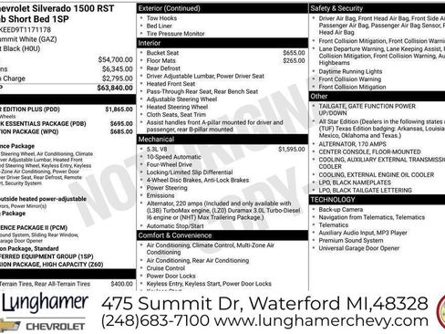 New 2026 Chevrolet Silverado 1500 RST w/ All Star Edition Plus AWD/4WD image 21