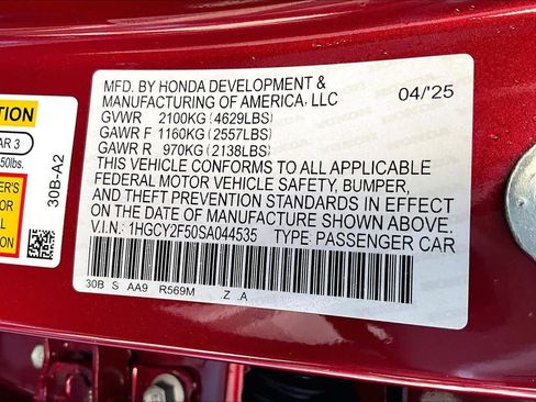 Certified 2025 Honda Accord Sport image 33