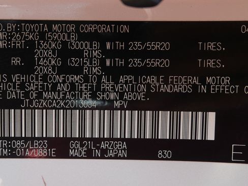 Used 2019 Lexus RX 350L Luxury image 20