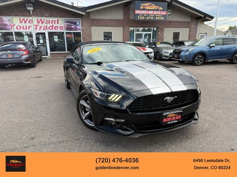 Used 2016 Ford Mustang Convertible w/ Equipment Group 051A RWD image 1