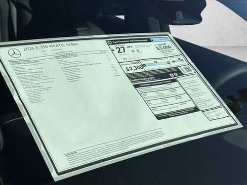 New 2026 Mercedes-Benz E 350 4MATIC Sedan image 26