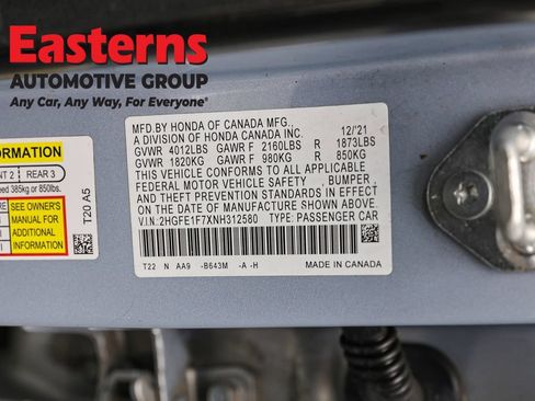 Used 2022 Honda Civic EX image 34