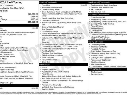 Used 2015 MAZDA CX-5 Touring image 9