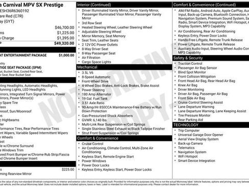 Used 2024 Kia Carnival SX Prestige FWD image 19