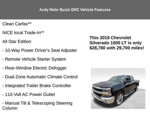 Used 2019 Chevrolet Silverado 1500 LT w/ All Star Edition image 4