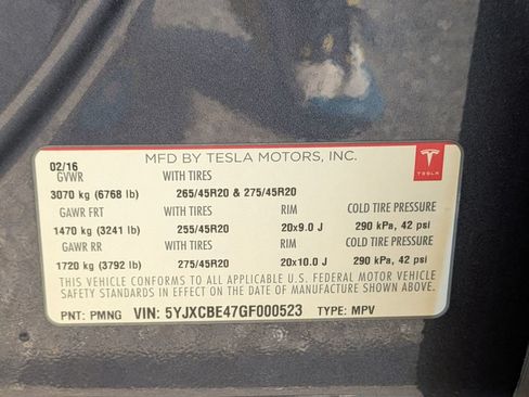 Used 2016 Tesla Model X P90D AWD/4WD image 27