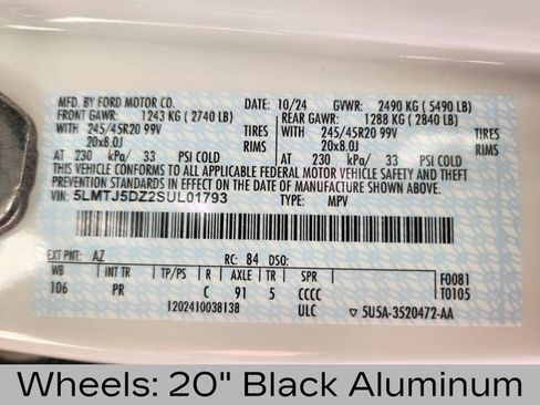 Certified 2025 Lincoln Corsair Grand Touring w/ Equipment Group 302A image 28