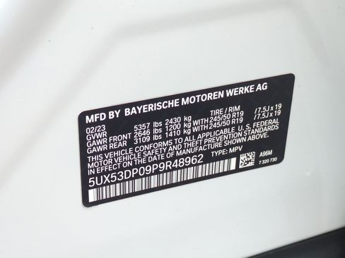 Used 2023 BMW X3 xDrive30i w/ Premium Package AWD/4WD image 34