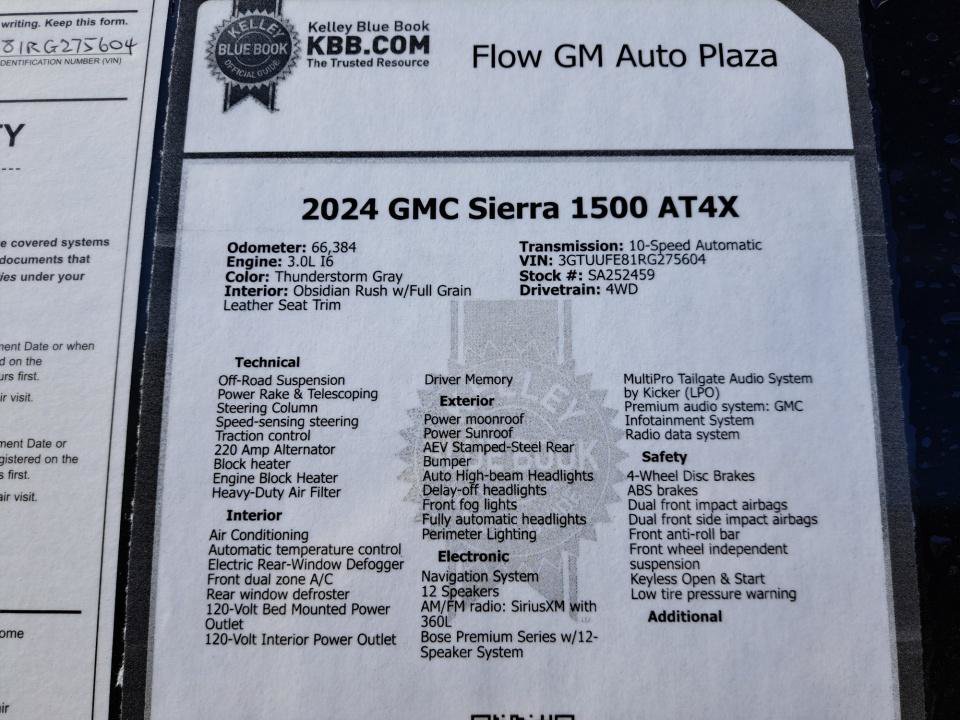 Used 2024 GMC Sierra 1500 AT4X w/ AT4X AEV Edition AWD/4WD image 35