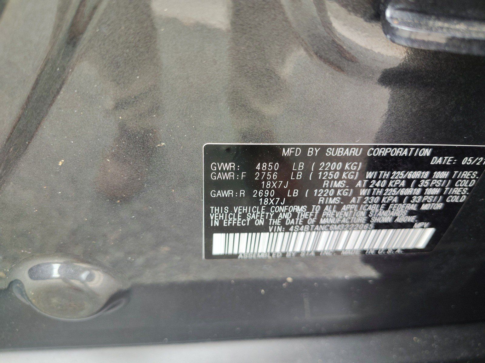 Used 2021 Subaru Outback Limited w/ Popular Package #2 AWD/4WD image 23