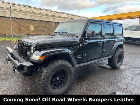 Used 2018 Jeep Wrangler Unlimited Sahara w/ Quick Order Package 24M Moab image 1