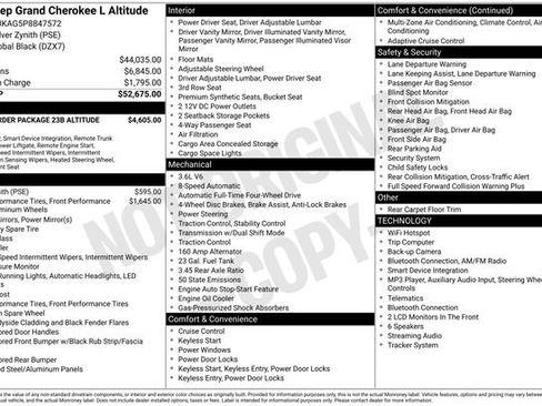 Used 2023 Jeep Grand Cherokee L Laredo AWD/4WD image 32