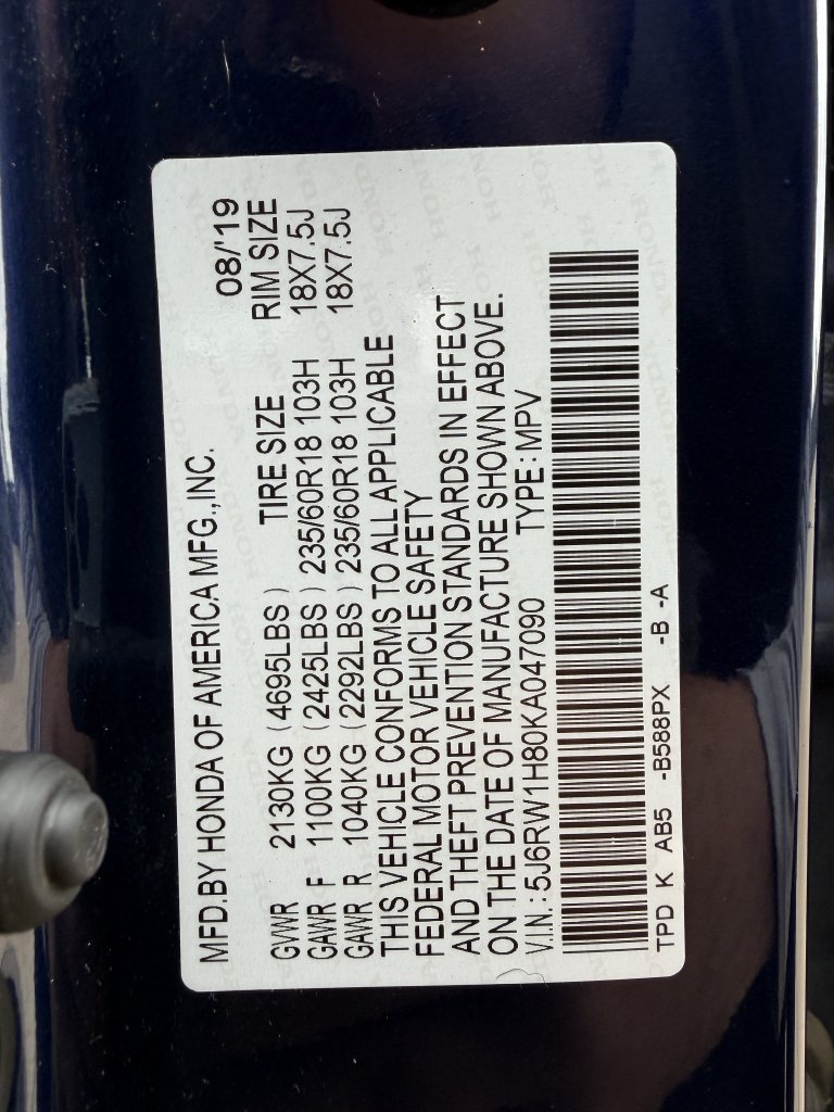 Used 2019 Honda CR-V EX-L image 30