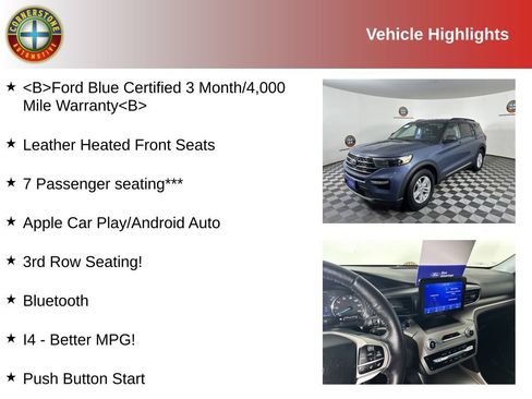 Used 2021 Ford Explorer XLT w/ Equipment Group 202A AWD/4WD image 2