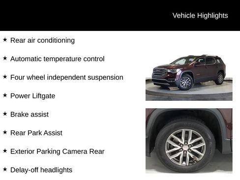 Used 2017 GMC Acadia SLE w/ Driver Alert Package I image 13