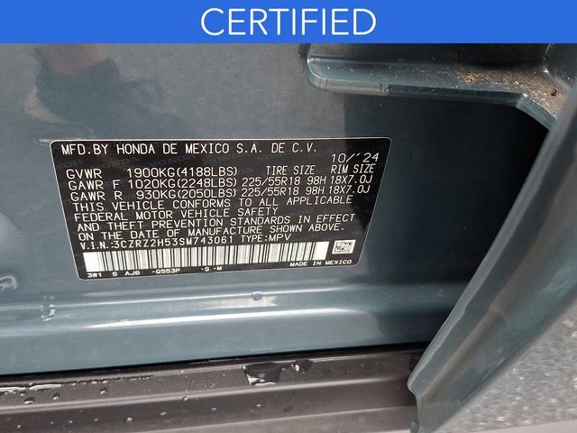 Certified 2025 Honda HR-V Sport image 27