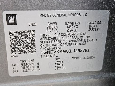 Used 2020 Chevrolet Traverse Premier AWD/4WD image 37