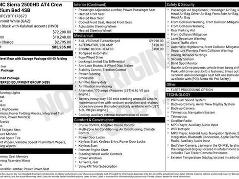 Used 2026 GMC Sierra 2500 AT4 AWD/4WD image 3