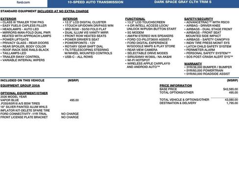 New 2026 Ford Explorer Active AWD/4WD image 2