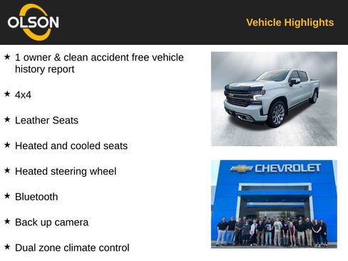 Certified 2021 Chevrolet Silverado 1500 High Country w/ Technology Package image 2