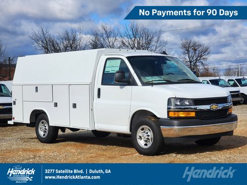 New 2025 Chevrolet Express 3500 w/ Power Convenience Package RWD image 1