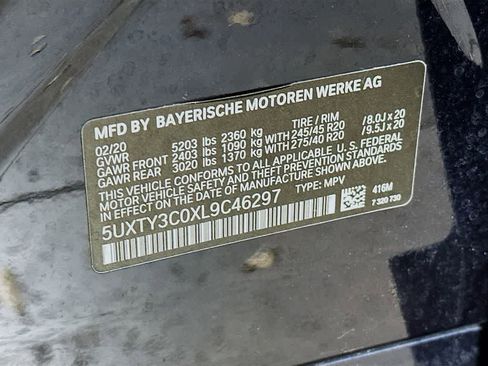 Used 2020 BMW X3 sDrive30i w/ M Sport Package 2 image 23