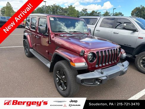 Used 2021 Jeep Wrangler Unlimited Sahara AWD/4WD image 1