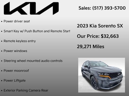 Used 2023 Kia Sorento SX image 12