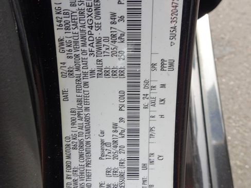 Used 2014 Ford Fiesta ST w/ ST Recaro Package image 8