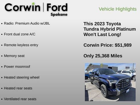 Used 2023 Toyota Tundra Platinum image 6