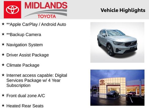 Used 2023 Volvo XC40 B5 Plus w/ Driver Assist Package AWD/4WD image 2