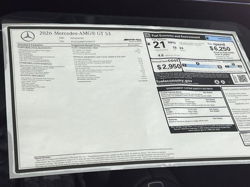 New 2026 Mercedes-Benz AMG GT 53 image 56