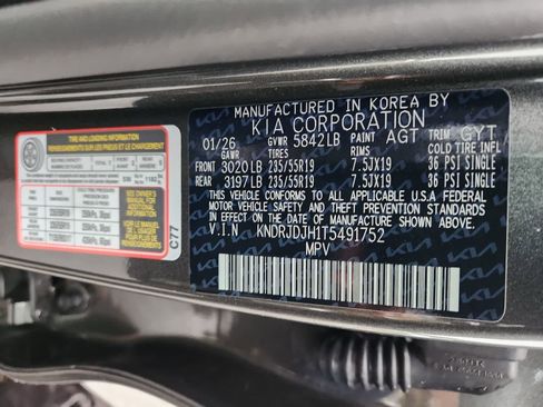 New 2026 Kia Sorento EX AWD/4WD image 24