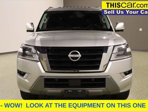 Used 2021 Nissan Armada SL w/ Captain's Chairs Package AWD/4WD image 2