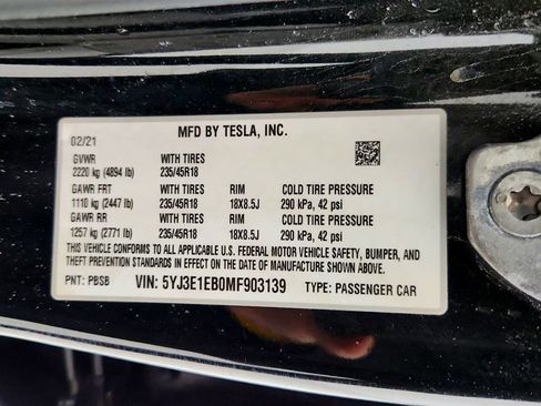 Used 2021 Tesla Model 3 Long Range image 23