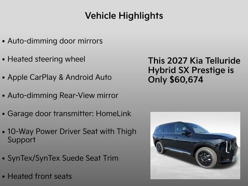 New 2027 Kia Telluride X-Line SX Prestige AWD/4WD image 10