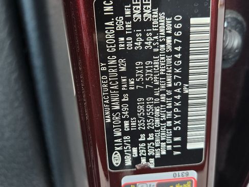 Used 2019 Kia Sorento SX w/ SX Touring Package FWD image 30