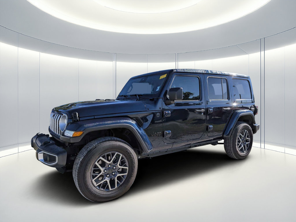 Used 2025 Jeep Wrangler Unlimited Sahara w/ Safety Group AWD/4WD image 1