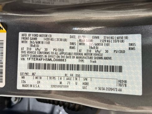Used 2021 Ford Ranger XLT w/ Equipment Group 301A Mid AWD/4WD image 12