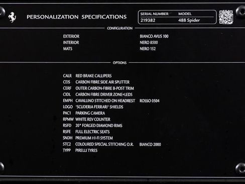 Used 2016 Ferrari 488 Spider image 11
