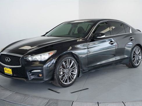 Used 2016 INFINITI Q50 Red Sport 400 w/ Cargo Package AWD/4WD image 3