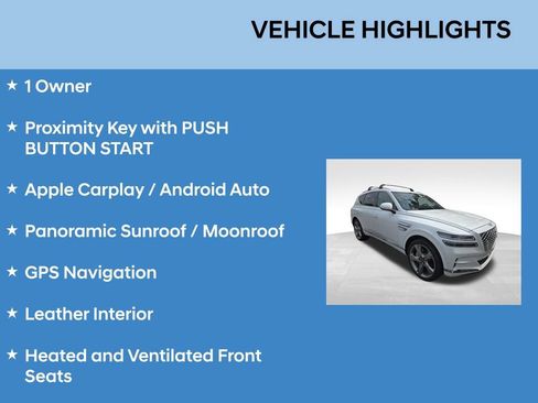 Used 2024 Genesis GV80 3.5T Advanced AWD/4WD image 2