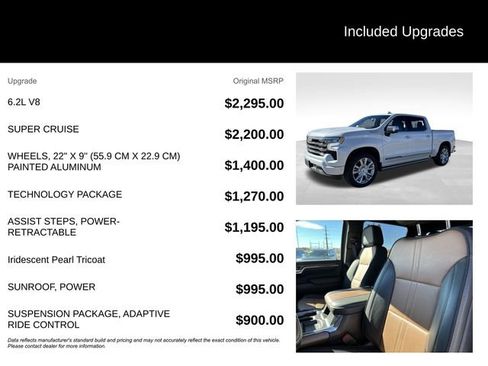Used 2024 Chevrolet Silverado 1500 High Country w/ Technology Package AWD/4WD image 5
