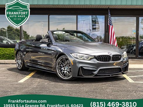 Used 2020 BMW M4 Convertible w/ Competition Package RWD image 1