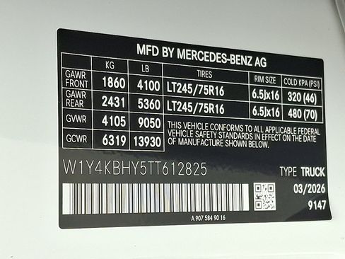New 2026 Mercedes-Benz Sprinter 2500 image 19